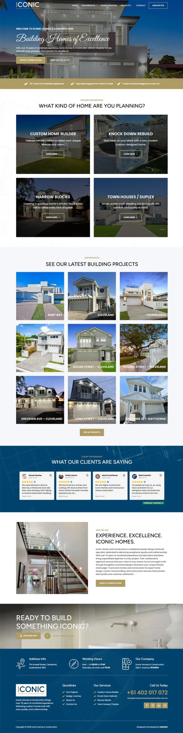 Home builder website